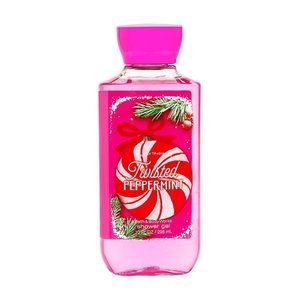 Bath and Body Works Twisted Peppermint Shower Gel Shea/Vitamin E 10 Oz Vtg Pkg
